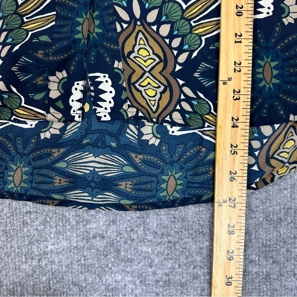 H&M Top Sz 6 Floral Print Long Sleeve Button Down - Picture 11 of 12